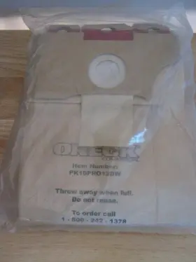 PK10PRO12DW ORECK Vacuum Cleaner Bags Pack PK10PRO12DW ORECK Vacuum Cleaner Bags Pack
