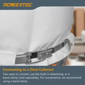 711181093018 POWERTEC Dust Collector Bag Micron Filter Harbor #2