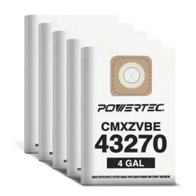 711181485639 POWERTEC Dust Bags Craftsman Vacs Filter