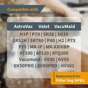 843441103776 POWERTEC Fabric Vacuum Bags Astrovac Vacumaid #2