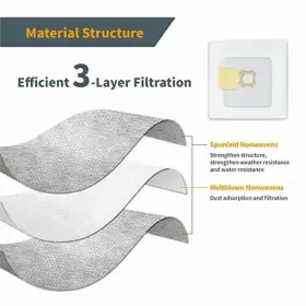 843441103776 POWERTEC Fabric Vacuum Bags Astrovac Vacumaid #3