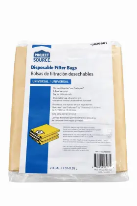 3626881 FILTER Disposable Bags Vac Craftsman Pack