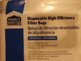 3626883 FILTER Gallon Disposable Vacuum Bags Wall Dust #3