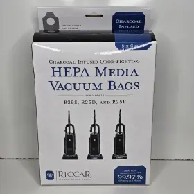 098612082835 RICCAR Hepa Vacuum Cleaner Bags Infused Pack
