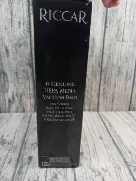 098612113256 RICCAR Hepa Vaccuum Bags Supralite Box #2