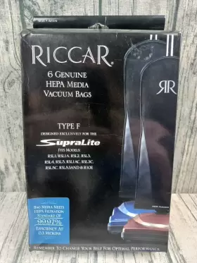 098612113256 RICCAR Hepa Vaccuum Bags Supralite Box