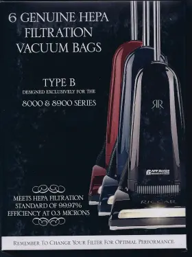 098612115304 RICCAR Hepa Bags Pack 098612115304 RICCAR Hepa Bags Pack