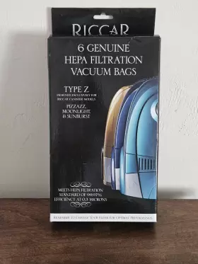 098612115717 RICCAR Hepa Filtration Vacuum Bags Canister