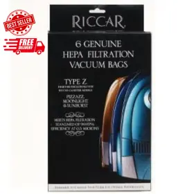 445041977936 RICCAR Hepa Filtration Vacuum Bags Sunburst