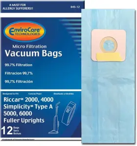 642896219342 RICCAR Simplicity Uprights Bags