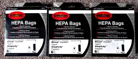 836301000162 RICCAR Supralite Hepa Filtration Bags