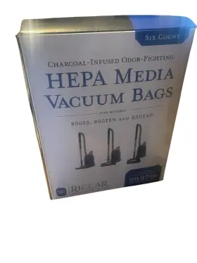R50TAP RICCAR Prima Rfofsn Hepa Filtration Vacuum Bags