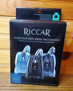 RCH-6 RICCAR Prima Canister Vacuum Bags Box Hepa