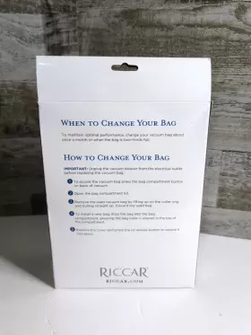 RCHC-6 RICCAR Box Infused Hepa Media Vacuum Bags #3