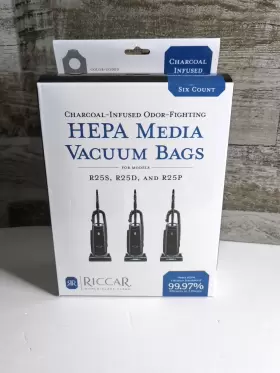 RCHC-6 RICCAR Box Infused Hepa Media Vacuum Bags