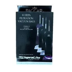 RFH6 RICCAR Vacuum Cleaner Hepa Bags Supralite Filtration RFH6 RICCAR Vacuum Cleaner Hepa Bags Supralite Filtration