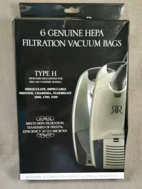 RHH-6 RICCAR Hepa Bags Box