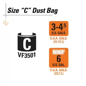 445034064056 RIDGID Vac Up Dust Bags Vacuums #2