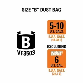 VF3503B RIDGID Dust Bag Vacs #2 VF3503B RIDGID Dust Bag Vacs #2