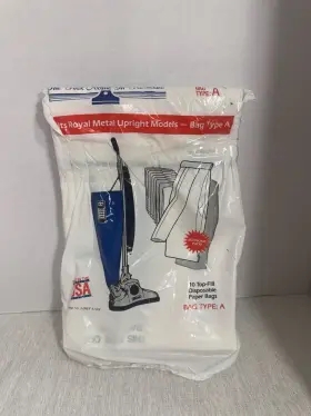 3-0887 ROYAL Top Fill Disposable Vacuum Bags Upright 3-0887 ROYAL Top Fill Disposable Vacuum Bags Upright