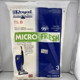 RO-671075 ROYAL Pack Upright Vacuum Bags Microfresh Micron RO-671075 ROYAL Pack Upright Vacuum Bags Microfresh Micron