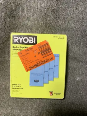 A32RF09 RYOBI Top Vac Filter Bags A32RF09 RYOBI Top Vac Filter Bags