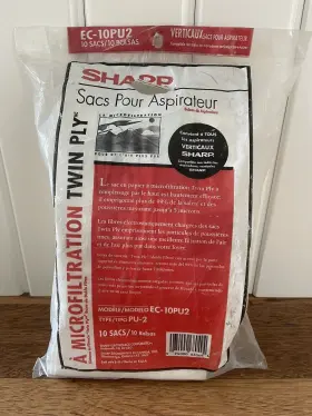 EC-10PU SHARP Vacuum Bags EC-10PU SHARP Vacuum Bags