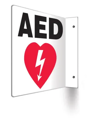 PSP708 Projection Sign Aed Graphic Panel High