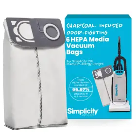 S26HC-6 SIMPLICITY VACUUMS Hepa Vacuum Bags Media Allergy