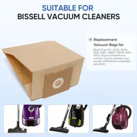 744759582553 SKROS Pack Vacuum Bags Bissell Zing #2