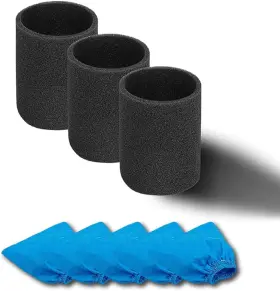 445012927953 SPACETENT Pack Foam Bags Gallon Vacs Air Filter