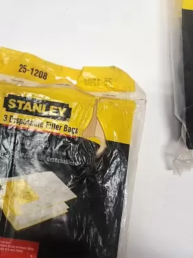 25-1228 STANLEY Disposable Filter Bags #3 25-1228 STANLEY Disposable Filter Bags #3
