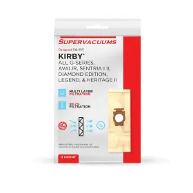 765066220815 SUPERVACUUMS Micro Filtration Paper Vacuum Bags #2 765066220815 SUPERVACUUMS Micro Filtration Paper Vacuum Bags #2