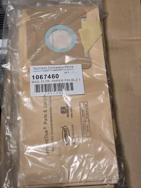 1067460 TENNANT Vacuum Bags Filter Canister Tidy Vac 1067460 TENNANT Vacuum Bags Filter Canister Tidy Vac