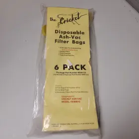 8000120 THE CRICKET Disposable Ash Vac Filter Bags Pack