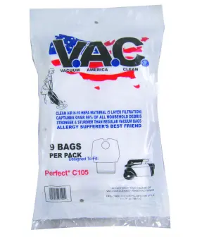 H-10 VACUUM AMERICA CLEAN Vac Bag Hepa Filtration Pack
