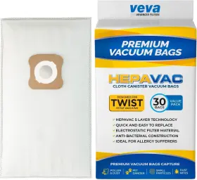853460008167 VEVA Pack Hepa Bags Kirby Twist Ultimate Diamond