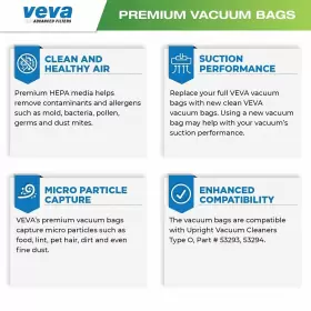 853460008396 VEVA Pack Hepa Vacuum Bag Kenmore Sears Up #3