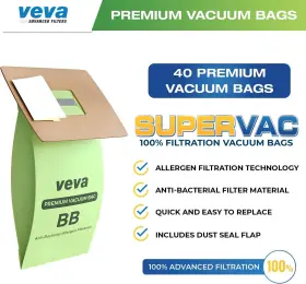 445012251287 VEVA ADVANCED FILTERS Pack Supervac Vacuum Bags #2