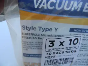 HRYPAPER-30 VEVA Vacuum Bags
