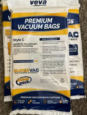 KVBC-10 VEVO Veva Vac Vacu Bags Allergy Micro Filtration #2
