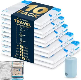Z-10P-R Z-ZONAMA Pack Vacuum Storage Bags Battery Pump Seal
