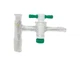 CHEMGLASS Glass 7/10 & 14/20 Vacuum Adapter 2mm PTFE for CG Disposable Funnels