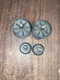 Front And Rear Wheels W Axles for Oreck XL U3620HH4