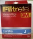 3M FILTRETE Eureka Style J #67720 Micro Allergen Vacuum Cleaner Bags (3 Bags)