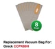 Oreck vaccuum bags CCPK80H