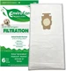 Replacement Allergen Filtration Vacuum Cleaner Bags Designed to Fit Kirby