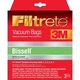 3M FILTRETE 66707A-6 PK (3) VACUUM CLEANER BAGS TYPE BISSEL  3038114