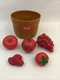 Learning Resources Farmers Market Color Sorting Replacement Red Bucket Food