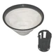 NILFISK 1408658500 Dome Filter,Cloth,Reusable 4RYG2